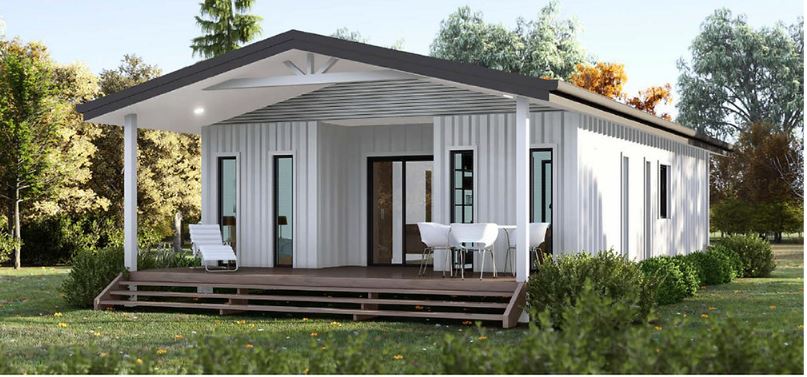 Off grid  containrer house plans