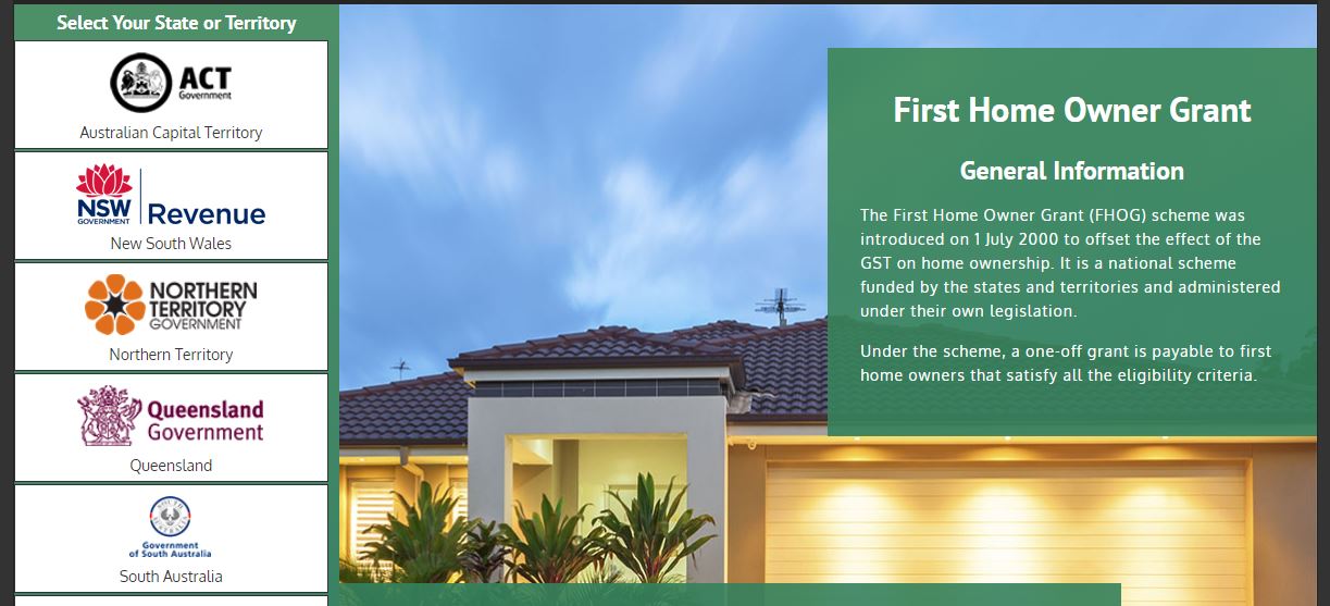 First Home owners Grants