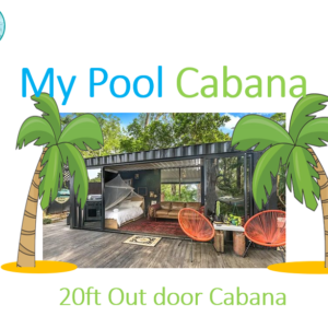 Pool Cabana for sale - Shipping container pool cabana