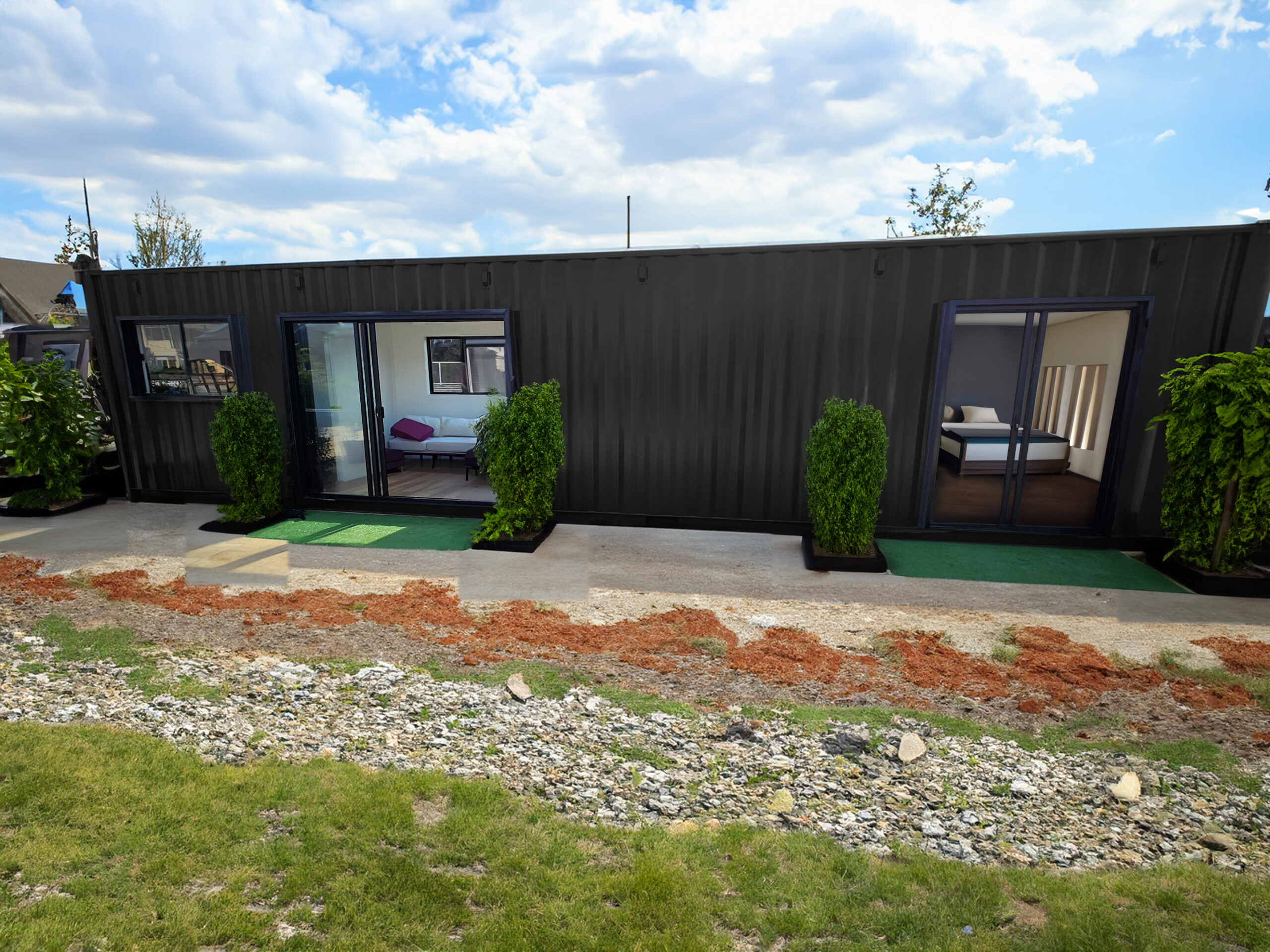 40ft 2 Bedroom Daintree container homes (10)_ Monument - 2BR