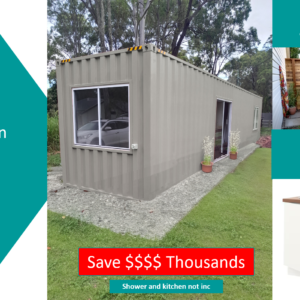 Affordable Accomodation - Outback 40 Container homes