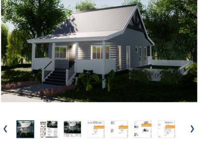 Evergreen cottage granny flat floor plan