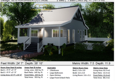 Evergreen cottage granny flat floor plan_spec2