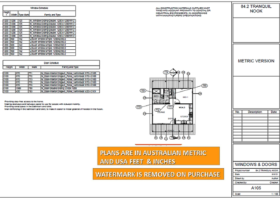 Granny Flat 1 Bedroom 1 Bathroom floor plan_ 3