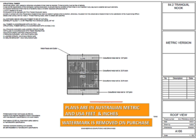 Granny Flat 1 Bedroom 1 Bathroom floor plan_ metric