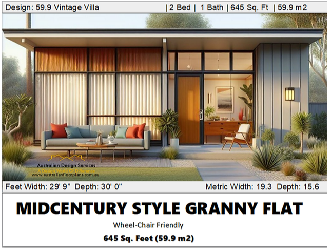 Granny flat floor plans_ Vintage Villa 2 bedroom 5