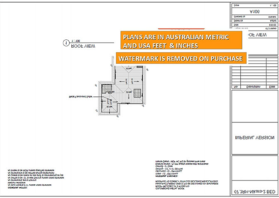 Nikara 2 Bedroom 2 bathroom granny flat floor plans_elevation