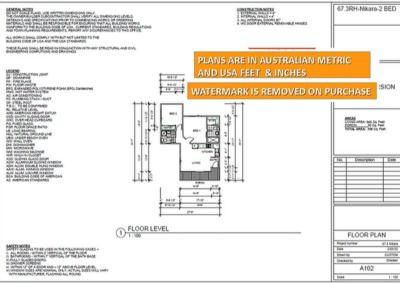 Nikara 2 Bedroom 2 bathroom granny flat floor_floor level