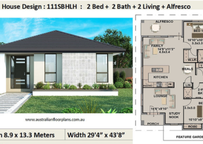 Parents retreat 2 bedroom 2 bathroom granny flat plans 7