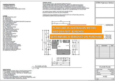 Skillion roof granny flat floor plan _floor level